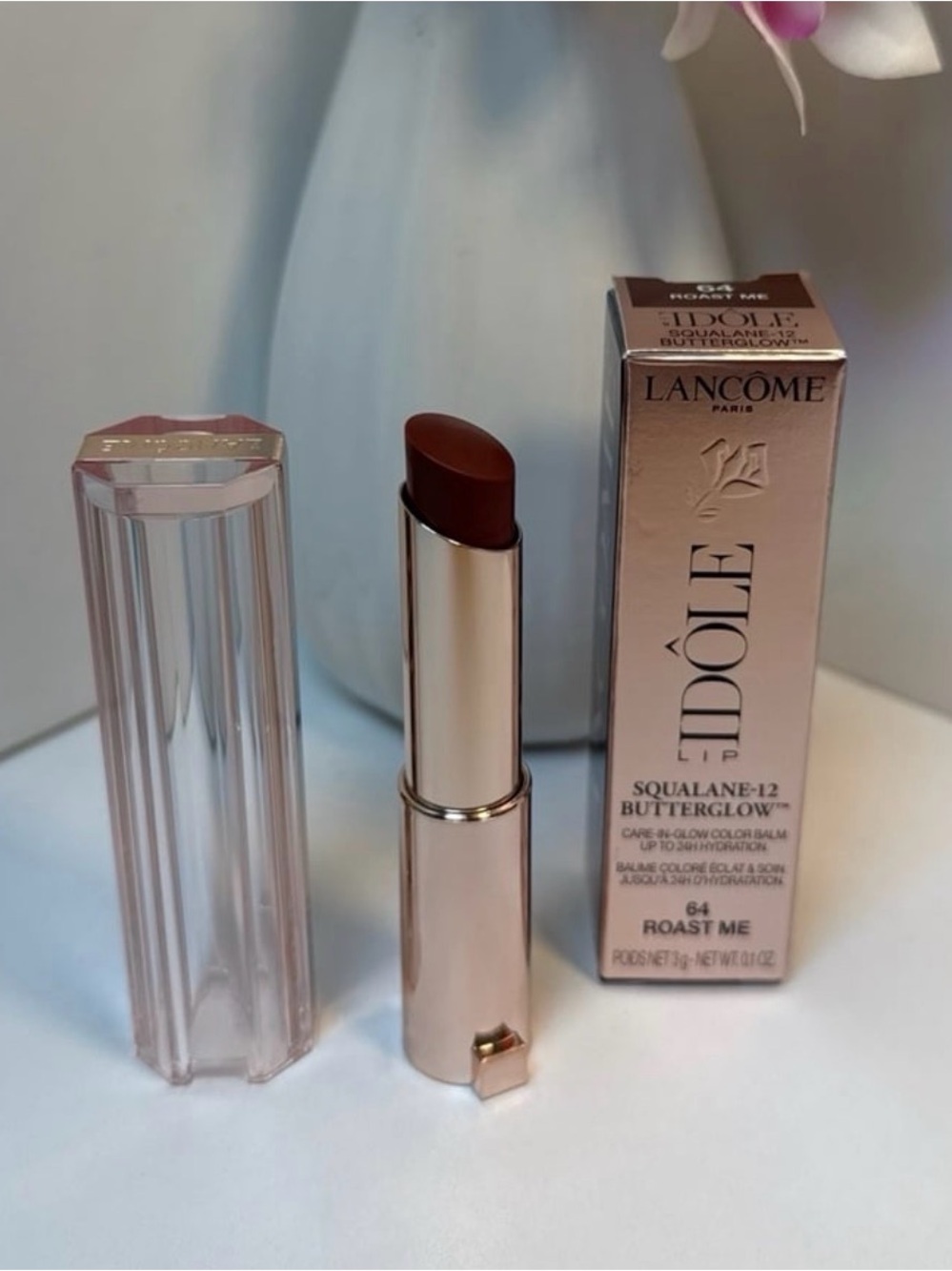 Lancôme Lip Idôle Squalane-64 Roast Me Hydrating Lip Balm